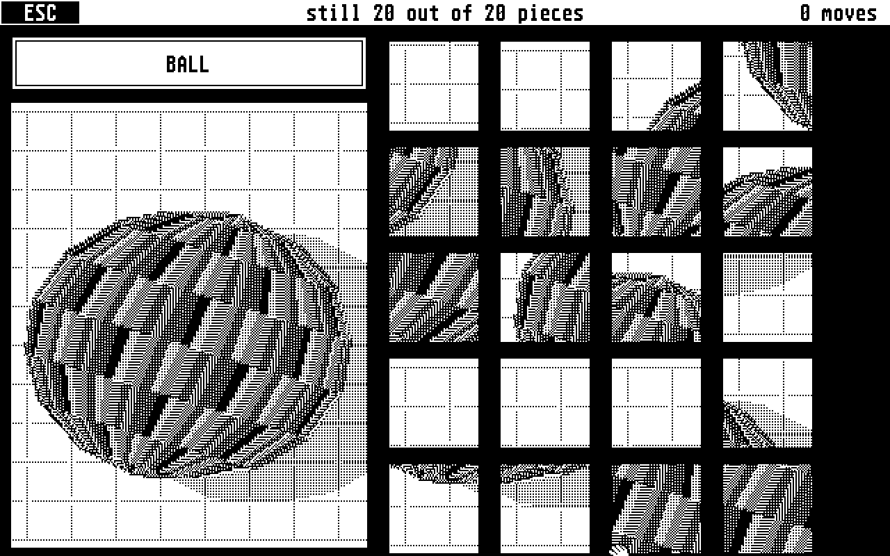 Ti_Puzzle atari screenshot